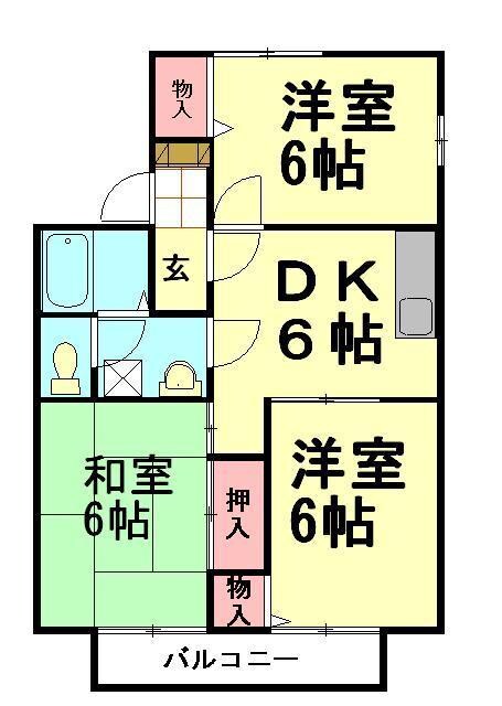 セジュールグランデ　Iの物件間取画像