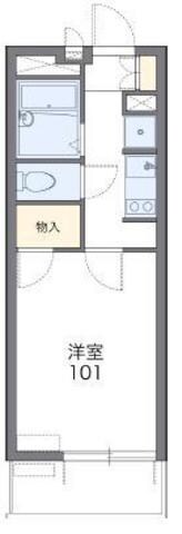 レオパレス大門坂下の物件間取画像