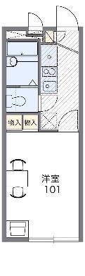 レオパレスウィステリアの物件間取画像