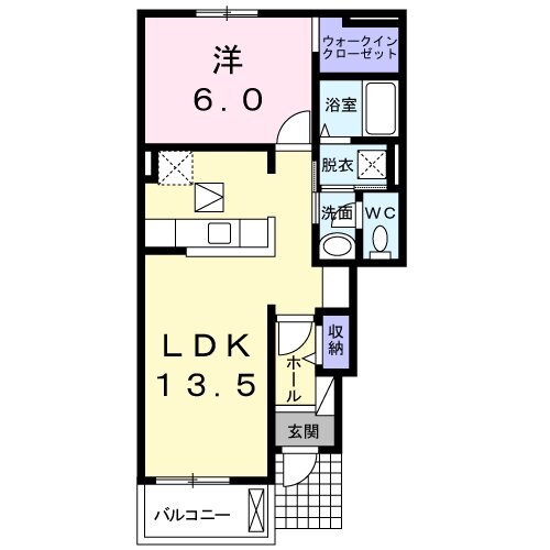 アンジュメゾンの物件間取画像