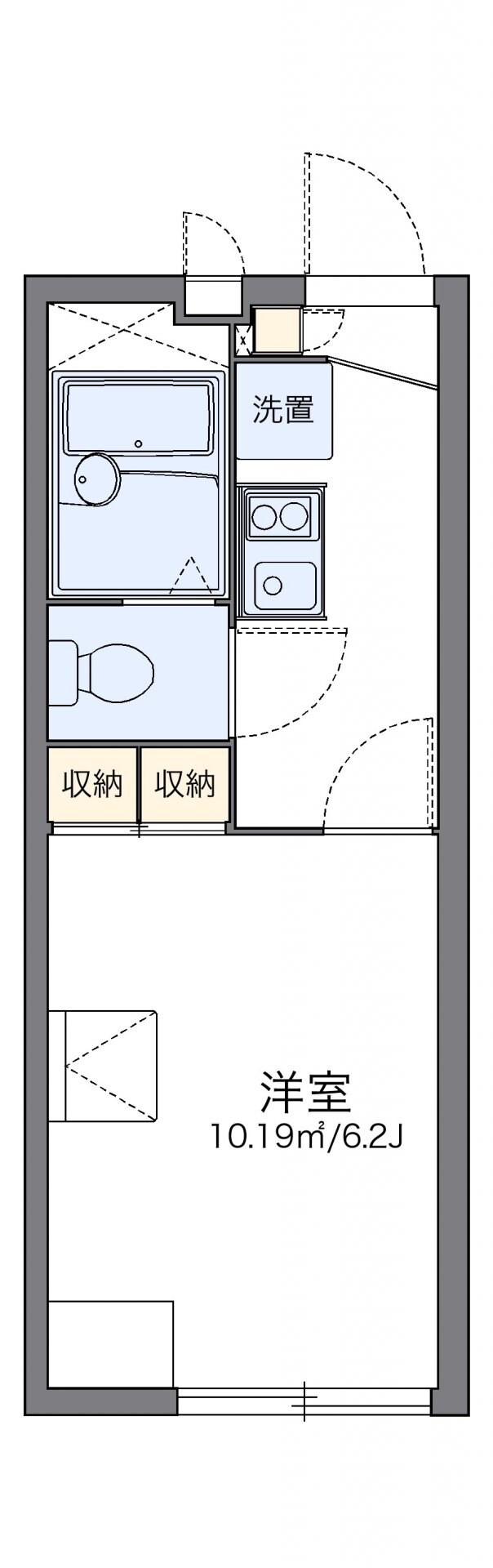 レオパレスファーレIVの物件間取画像