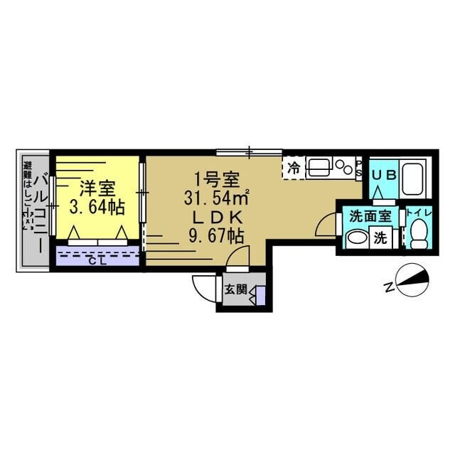 ＡＪ春日部の物件間取画像