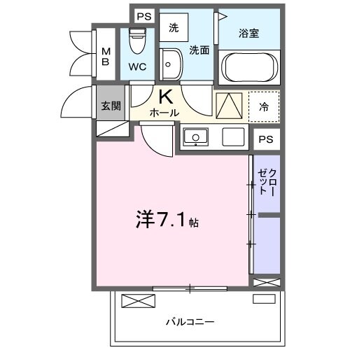 リビオコートの物件間取画像