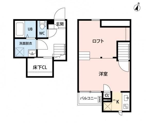 ＣＢ春日部カルモの物件間取画像