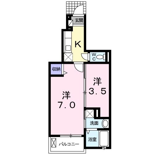 リヴィエール　プレの物件間取画像