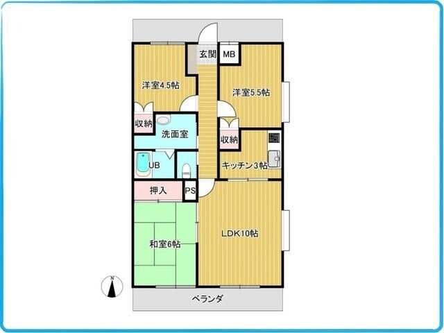 コージィコート中村の物件間取画像