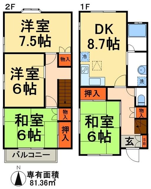 ルーミー江戸川台の物件間取画像