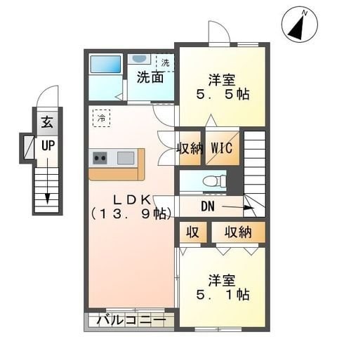 フォレストＴの物件間取画像