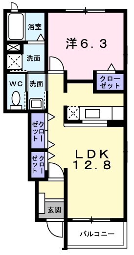 ファミール　IIの物件間取画像