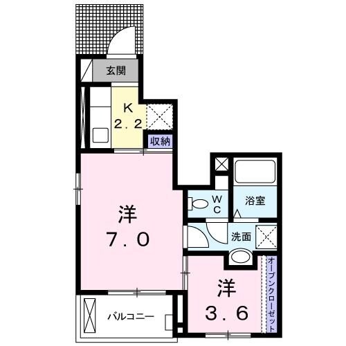 イセソラージュ　Ｅの物件間取画像