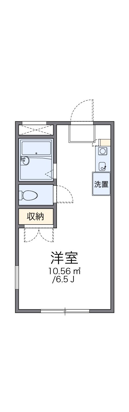 レオパレスシャルマン北越谷の物件間取画像