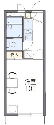 レオパレスＭＩＮＥの物件間取画像