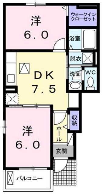 イリーデユーユーの物件間取画像