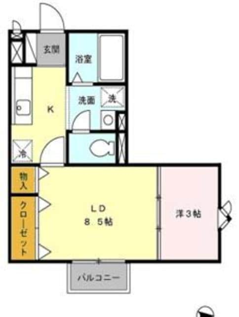 エスポワール茜町の物件間取画像