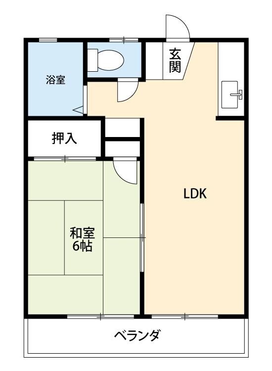 ＴＹハイツの物件間取画像