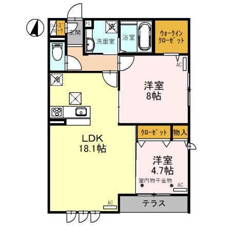 エミネンスの物件間取画像