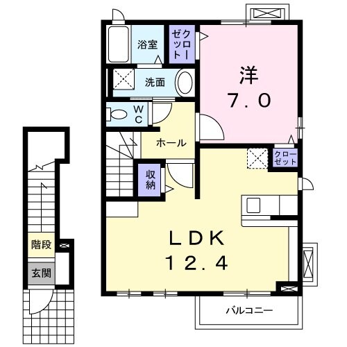 ブライトオレンジの物件間取画像