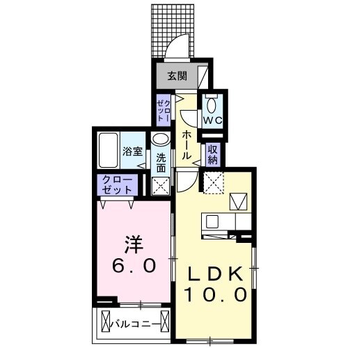 プレザントIIIの物件間取画像