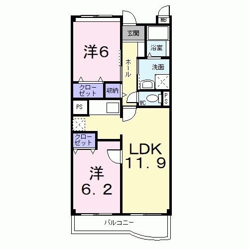 メゾンブライトの物件間取画像