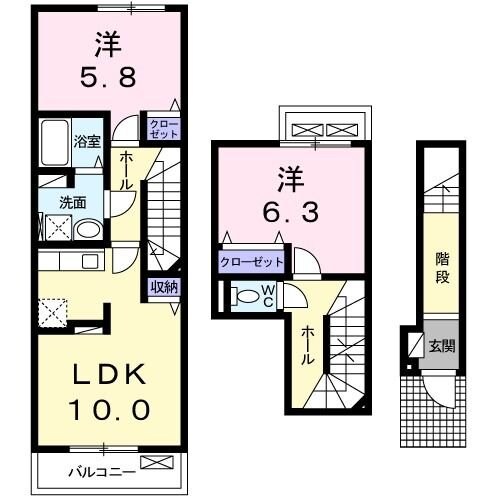 コスモスの物件間取画像