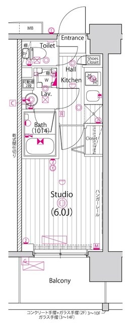 ガーラ・プライム川口の物件間取画像