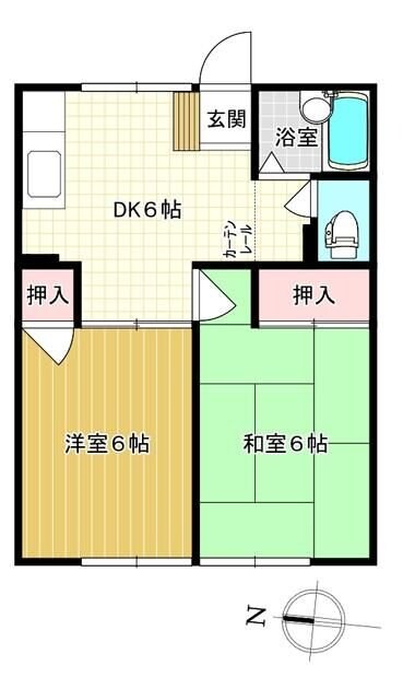 レピュートセキネの物件間取画像