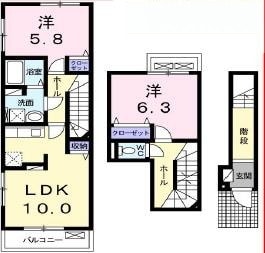 コスモスの物件間取画像