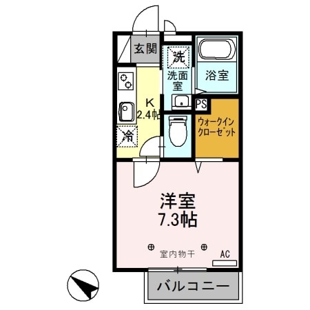 エスポワールの物件間取画像