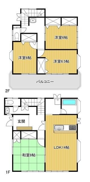 石塚住宅の物件間取画像