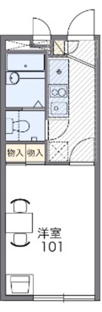 レオパレスピーチの物件間取画像