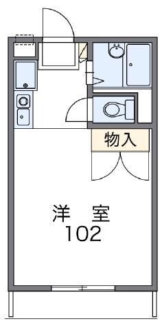 レオパレスエトワールの物件間取画像