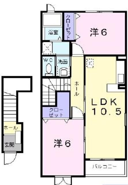 ベルメゾンの物件間取画像