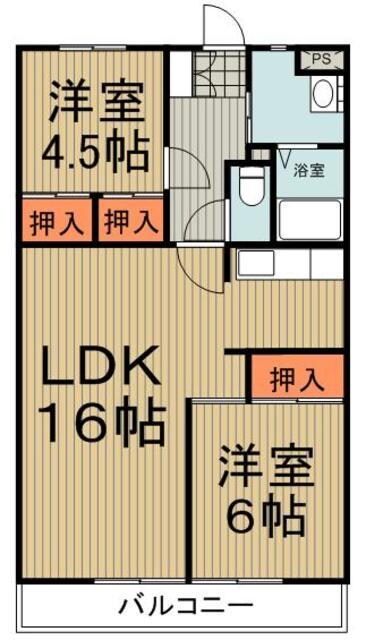 リバーヒルズの物件間取画像