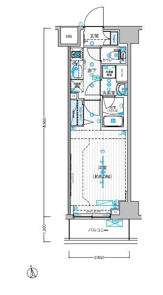 MAXIV西川口DUEの物件間取画像