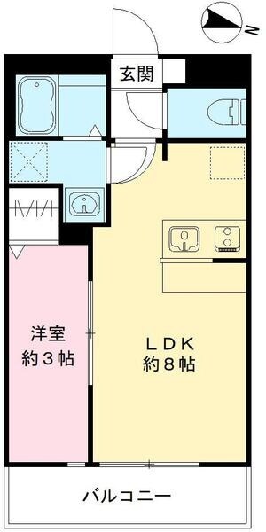 カサ　デ　ルーナの物件間取画像