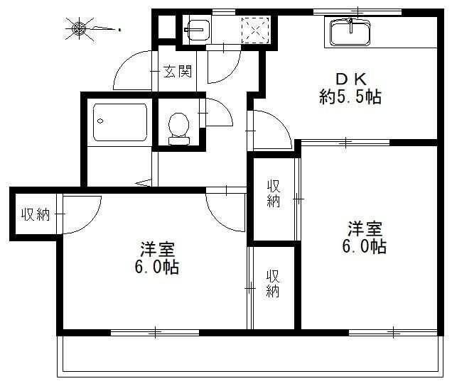 ヴィラ西川口の物件間取画像