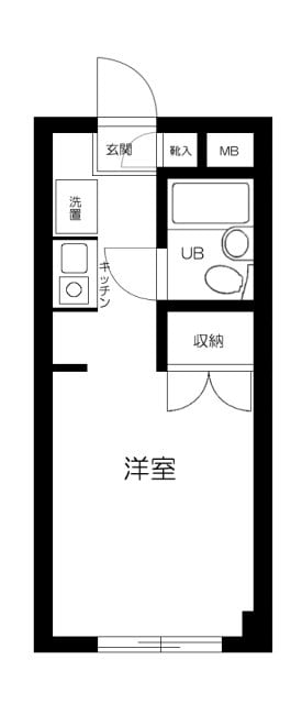 ハイツ若草の物件間取画像