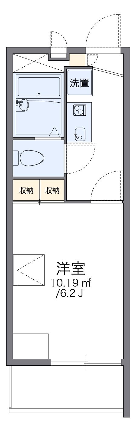 レオパレスパインヒルIIの物件間取画像