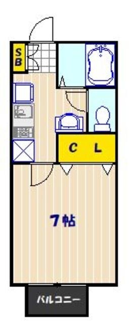 キャメル西川口の物件間取画像