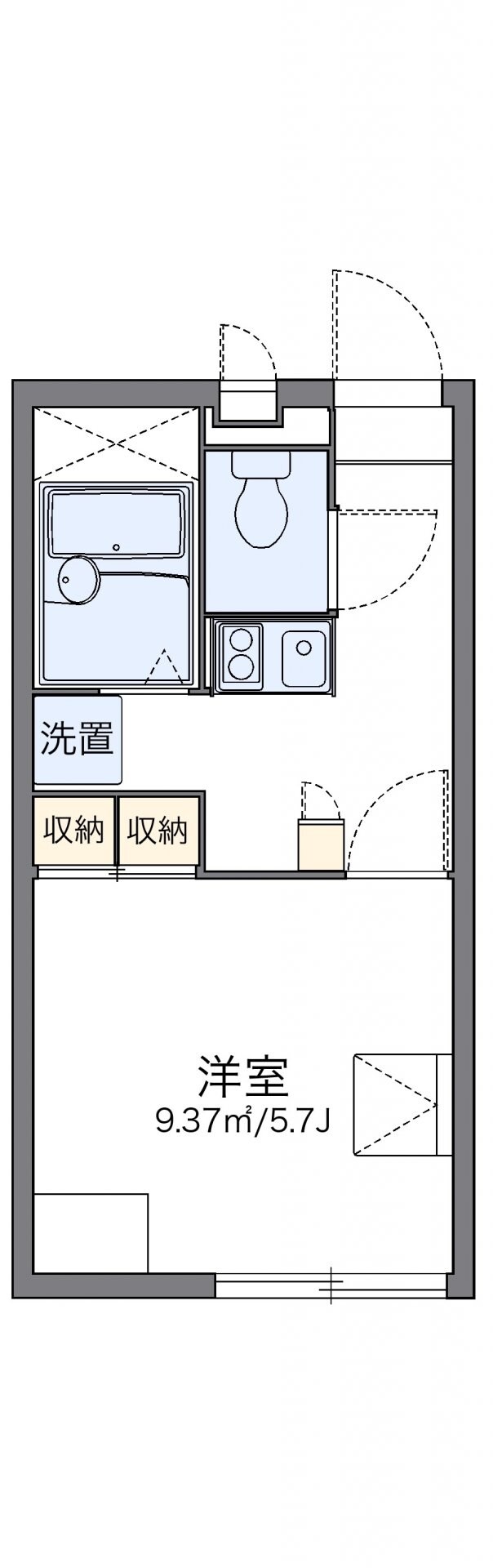 レオパレスヴァンベールの物件間取画像