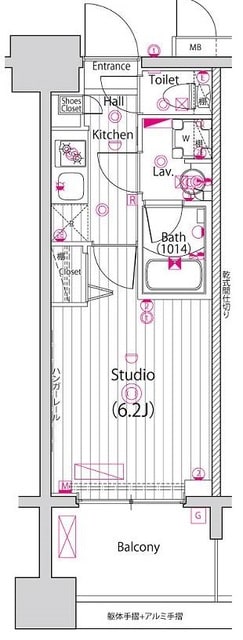 ガーラ・プレシャス川口並木の物件間取画像