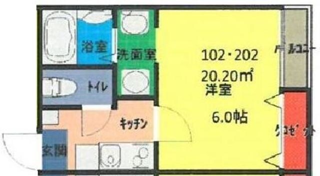 アークプレイス東浦和の物件間取画像