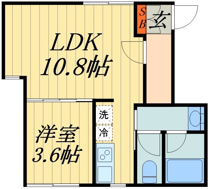 グランニール西川口の物件間取画像