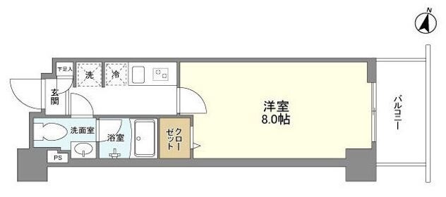 アルファコート蕨3の物件間取画像