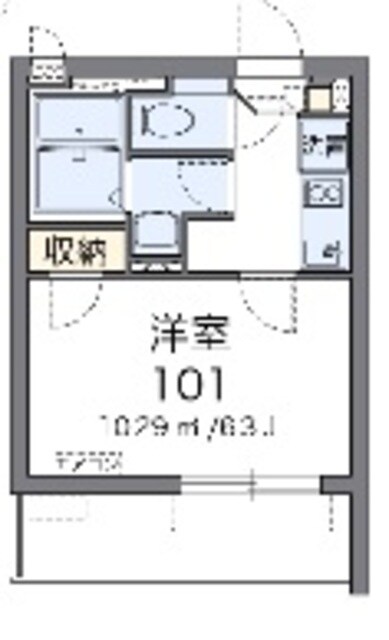 クレイノヌーヴェル　リュンヌの物件間取画像