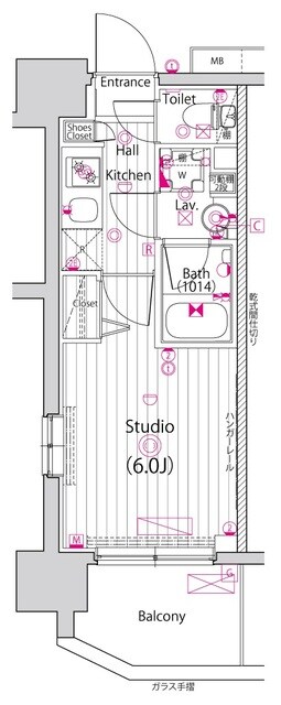 ガーラ・プライム川口の物件間取画像