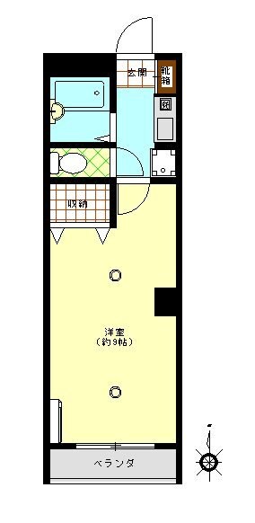 ハイツアメニティーの物件間取画像