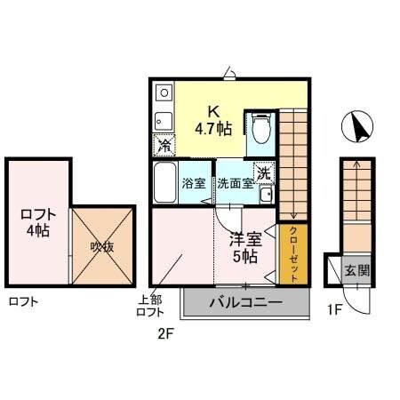 コーポSAKASHITAの物件間取画像