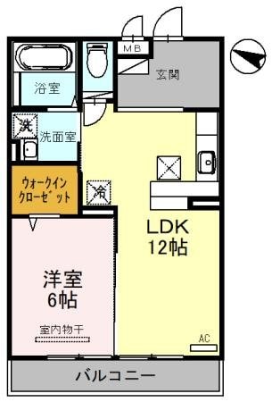 ウィスタリア　Ｇの物件間取画像