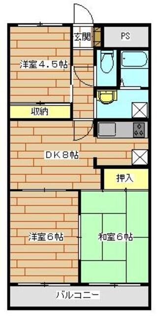 物件間取画像
